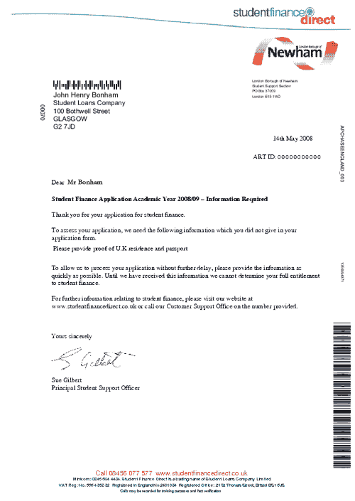 16/03/09 - More information required to dwetermine eligibility