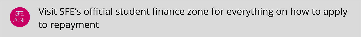 Visit student finance zone banner