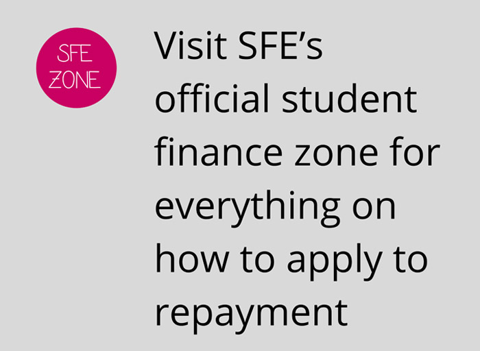 Visit student finance zone banner